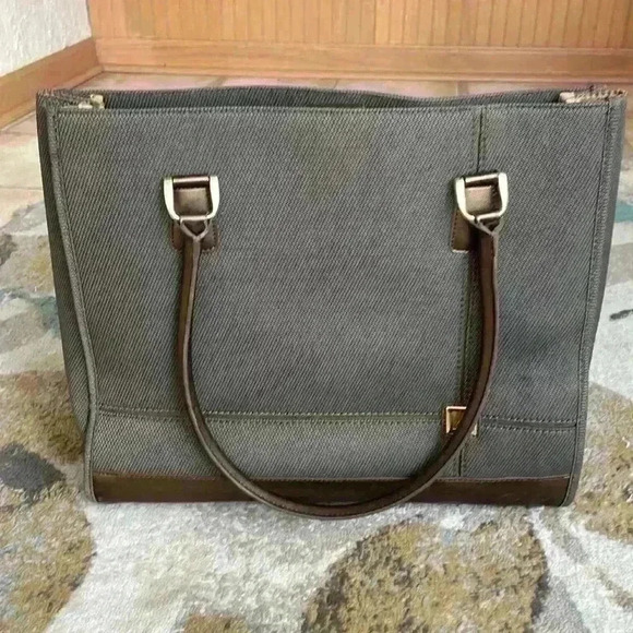 DVF brown and gold tote bag - Picture 1 of 8